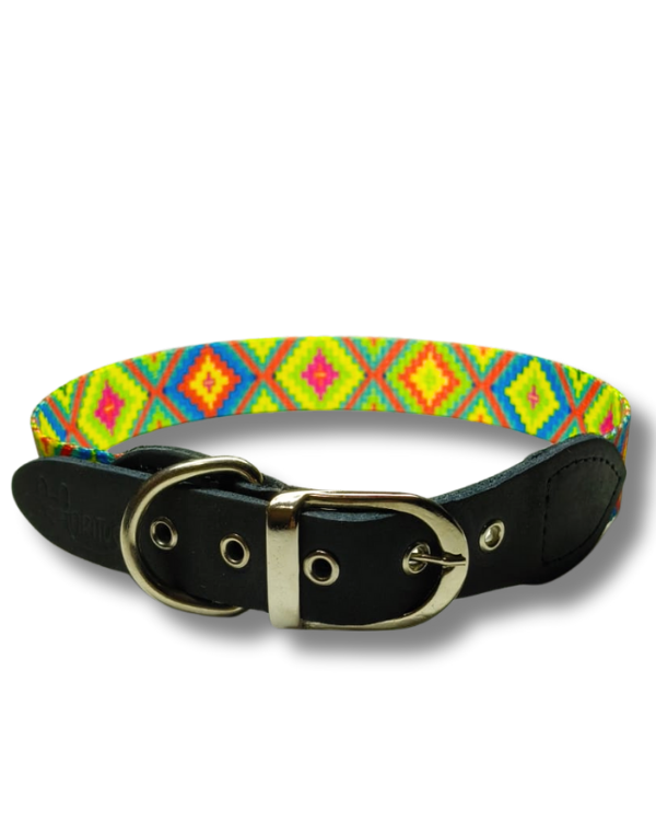 Collar Verde Huichol Premium