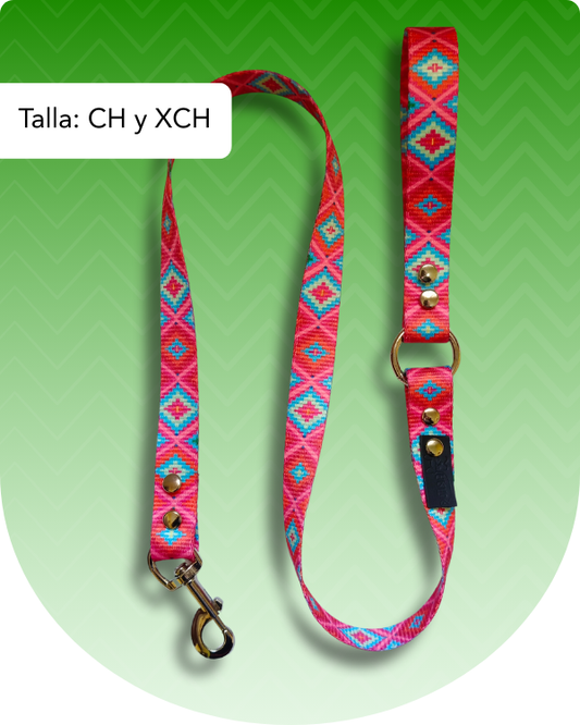 Correa Rosa Huichol Chico y Extra Chico