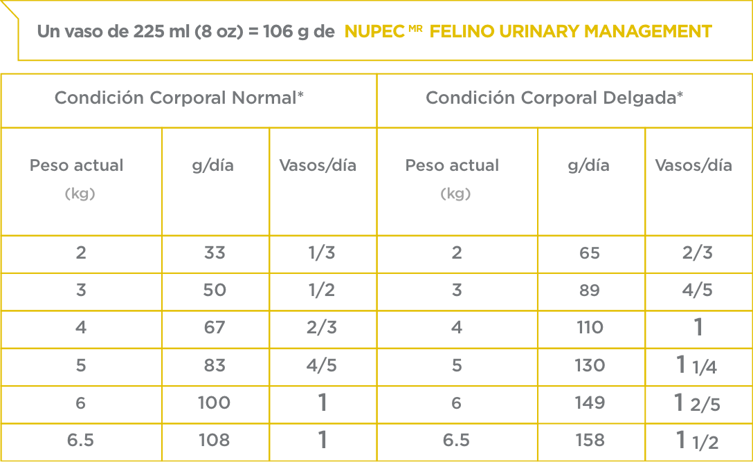 NUPEC Felino Urinary Management